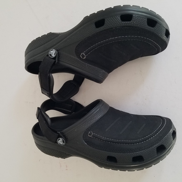Crocs Men's Yukon Vista Clogs Black Size 7 - Picture 13 of 16
